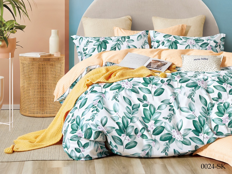 КПБ Cleo сатин набивной "Satin de Luxe" 0024-SK