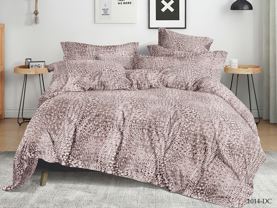 КПБ CL HOME микросатин "Dreams Color" полуторный 145*215*1 150*220*1(±5) 70*70*2(±2) (CH15/014-DC, Оригинальное, Коричневый)