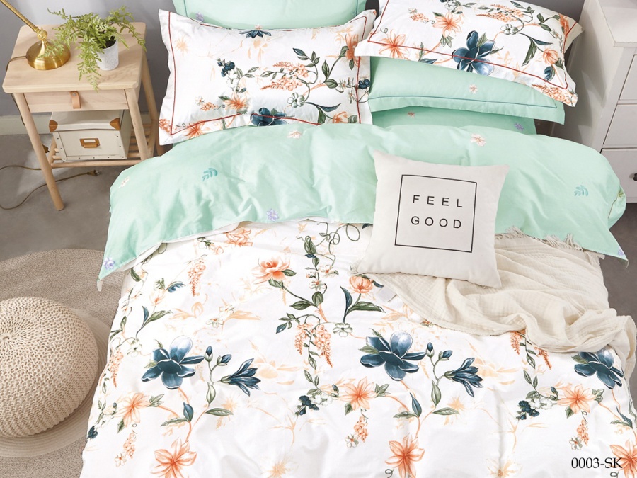 КПБ Cleo сатин набивной "Satin de Luxe" 0003-SK