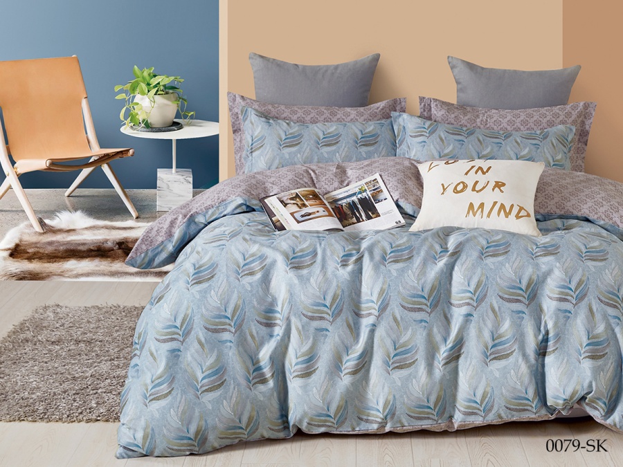 КПБ Cleo сатин набивной "Satin de Luxe" 0079-SK