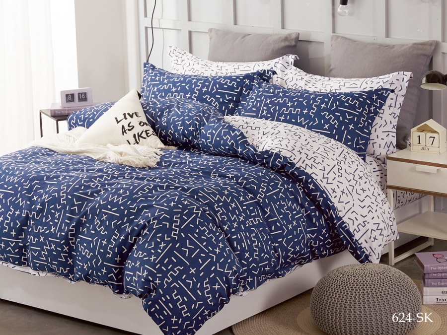 КПБ Cleo сатин набивной "Satin de Luxe" 624-SK