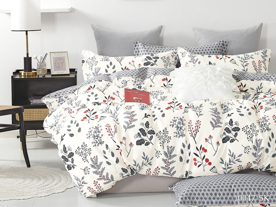 КПБ Cleo сатин набивной "Satin de Luxe" 0047-SK