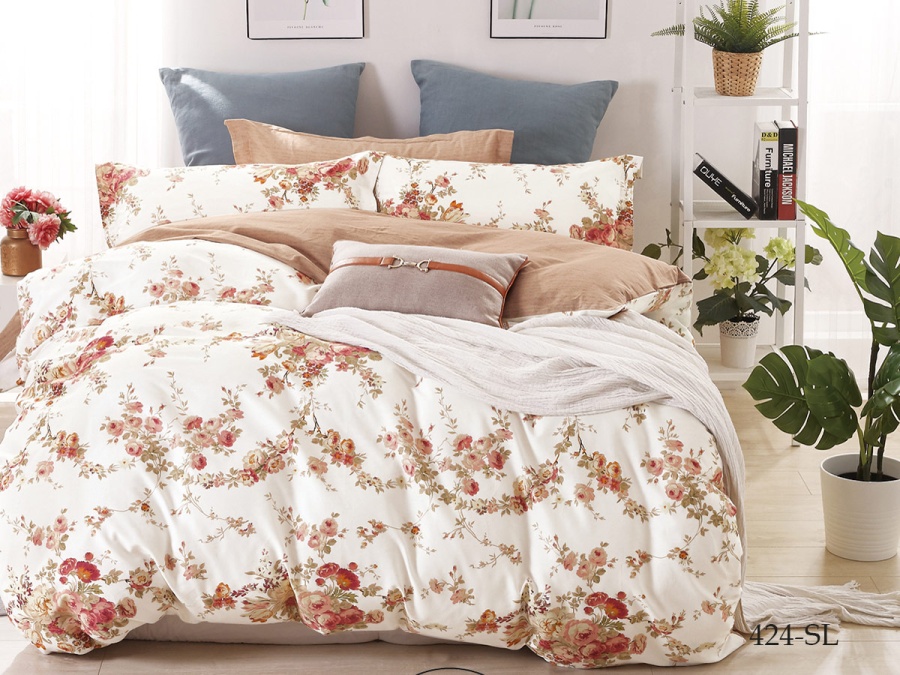 КПБ Cleo сатин набивной "Satin Lux" 424-SL КПБ Cleo сатин набивной "Satin Lux" 424-SL