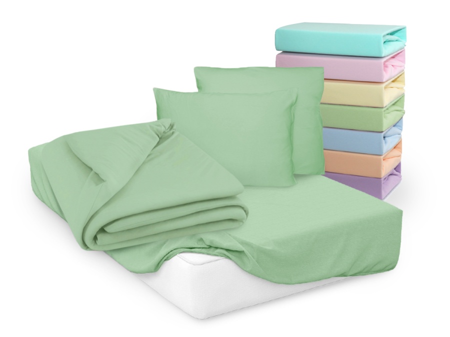 Пододеяльник трикотажный на молнии 220*200 (220/22, Однотонный, Оливковый)