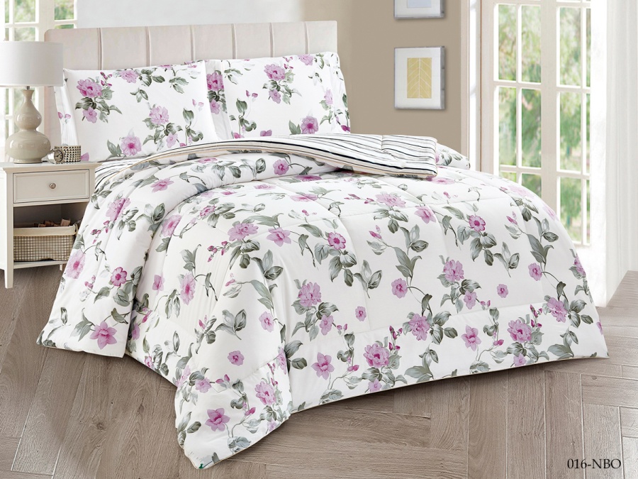 КПБ CLEO сатин "Notte Bianca" с одеялом двуспальный 180*210*1 230*250*1 50*70*2(±2) (22/016-NBO, Оригинальное, Мультиколор)