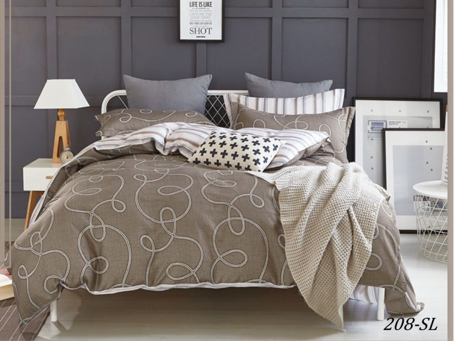 КПБ Cleo сатин набивной "Satin Lux" 208-SL КПБ Cleo сатин набивной "Satin Lux" 208-SL