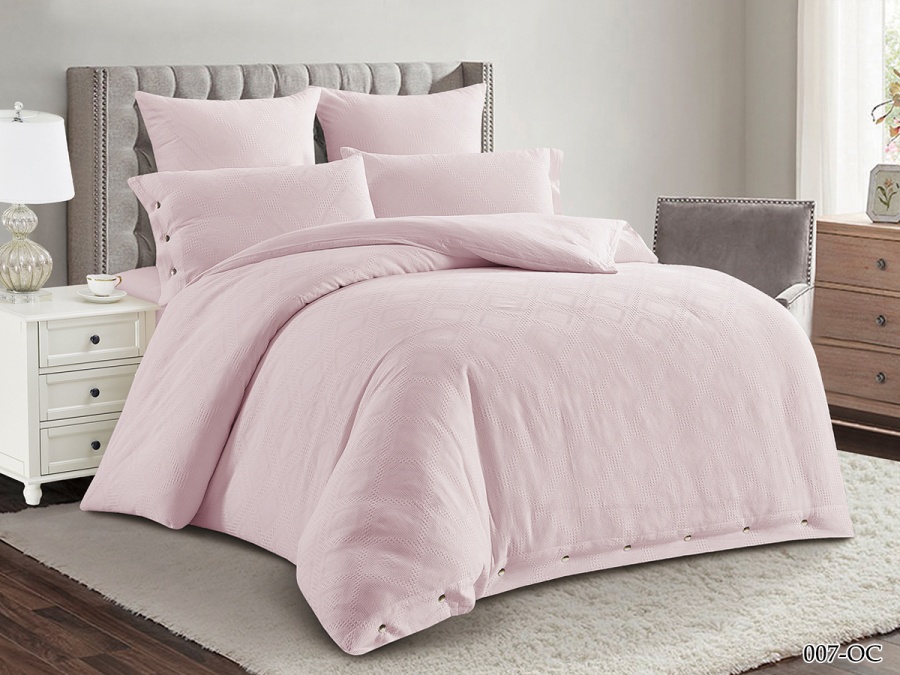 КПБ Cleo "Organic Cotton" двуспальный 180*215*1 180*200*25 50*70*2 70*70*2 (21/007-OC, Однотонное, Розовый) КПБ Cleo "Organic Cotton" двуспальный 180*215*1 180*200*25 50*70*2 70*70*2 (21/007-OC, Однотонное, Розовый)