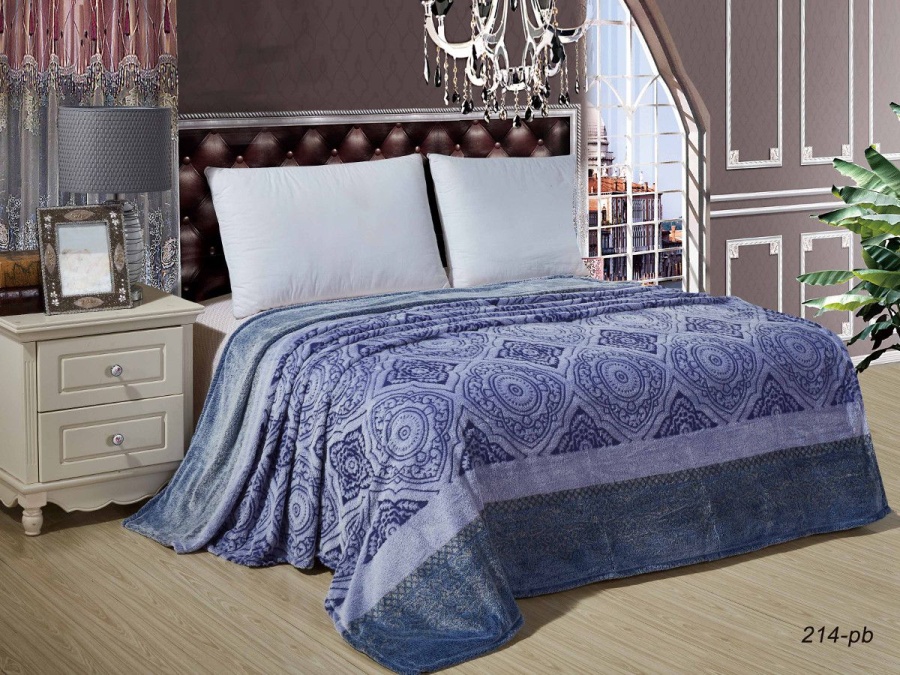 Плед Cleo "БАМБУК" микрофибра 100% 214-be