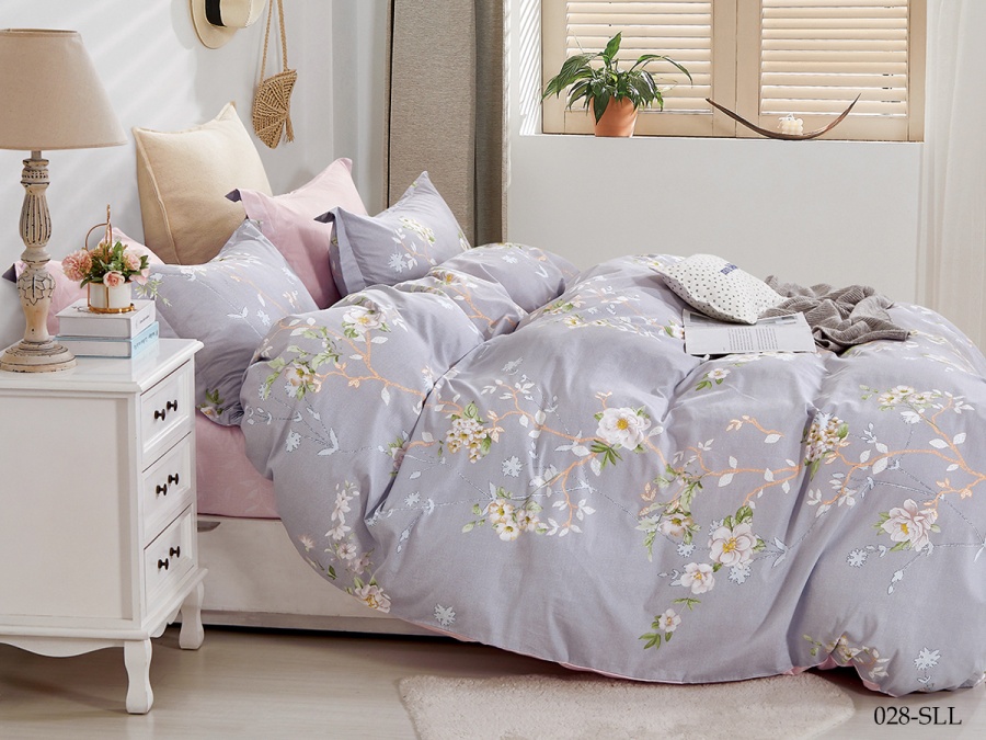 КПБ Cleo сатин набивной "Satin euro max" 028-SLL