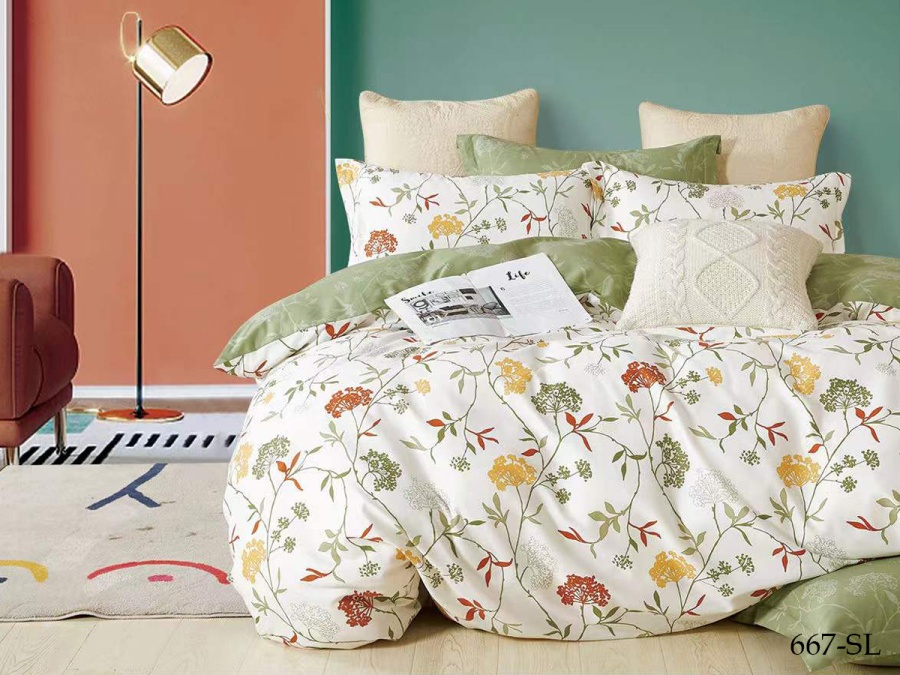 КПБ Cleo сатин набивной "Satin Lux" 667-SL