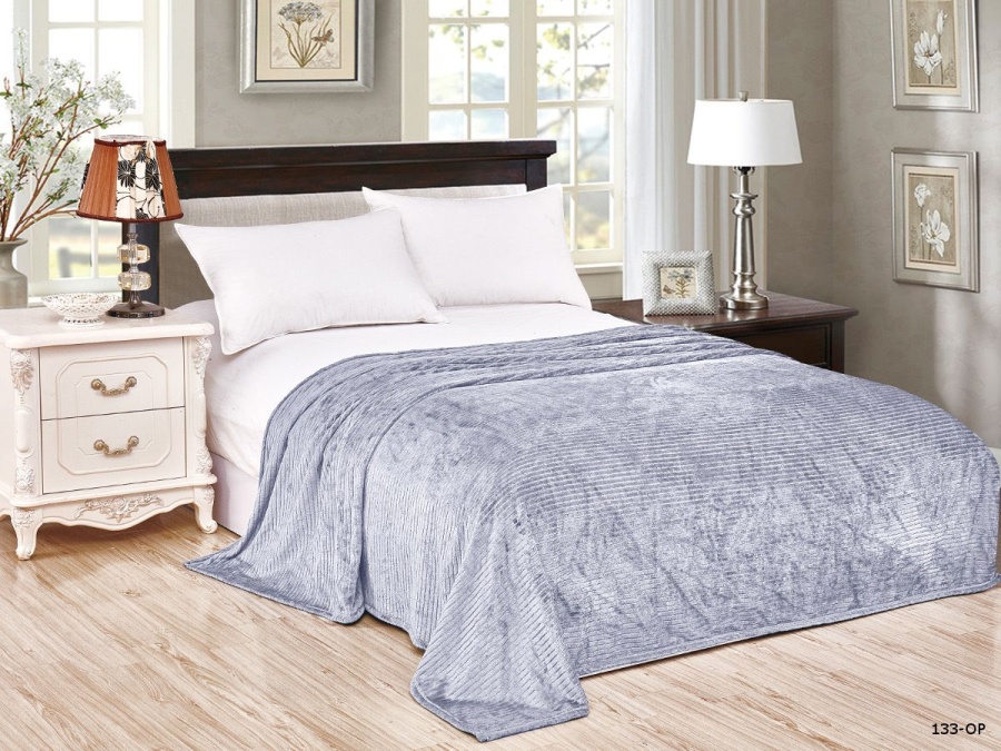 Плед Cleo "ПАРМА полоска" велсофт 133-OP Плед Cleo "ПАРМА полоска" велсофт 133-OP